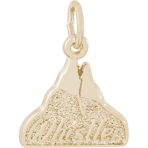 Whistler Mountain Charm - 14K Gold - 10-6364