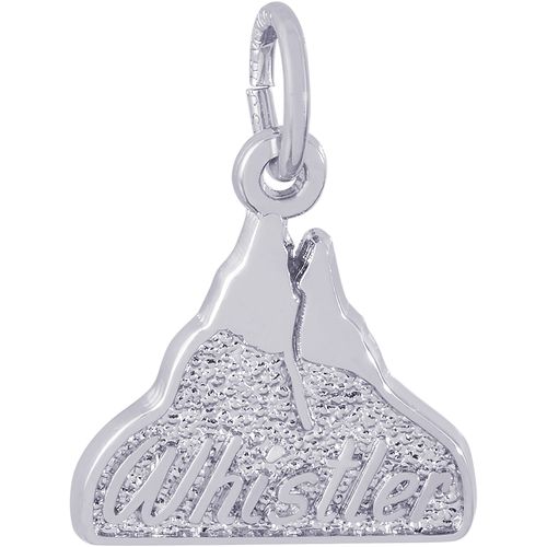 Whistler Mountain Charm - 14K White Gold - 10-6364