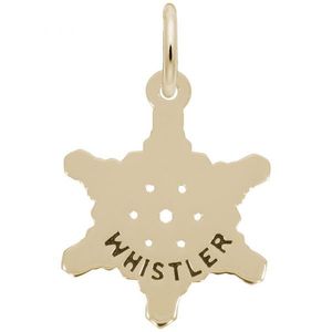 Whistler Snowflake Charm 14K Gold - 10-6367