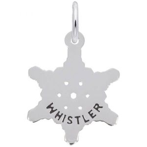 Whistler Snowflake Charm Sterling Silver - 10-6367