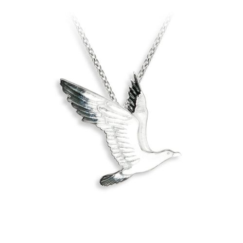 White Seagull Necklace - NN0525A