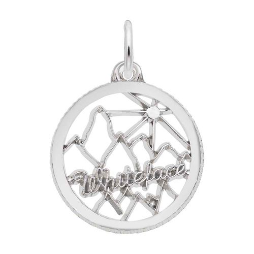 Whiteface Mountain Charm - Sterling Silver - 10-2470