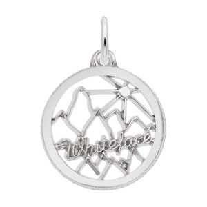 Whiteface Mountain Charm - Sterling Silver - 10-2470
