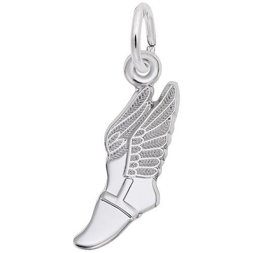 Winged Shoe W/9152 Necklace  - Sterling Silver  - 28-7845-52-SS