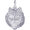 Wolf Head Charm Silver - 10-3622