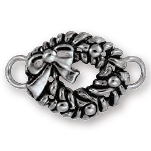 Ss Wreath W/bow Clasp - SCCWB