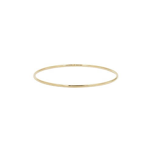 Yellow Vermeil Plain Stacking Bangle - Sterling Silver