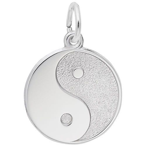Yin Yang W/9152 Necklace  - Sterling Silver  - 28-6430-52-SS