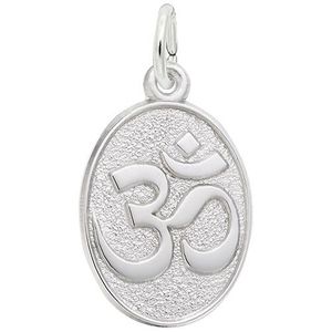 Yoga Symbol W/9152 Necklace  - Sterling Silver  - 28-2693-52-SS