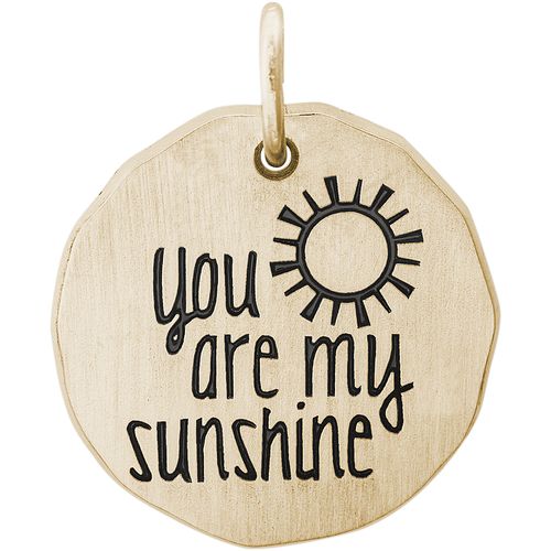 You Are My Sunshine Charm - 14K Gold - 10-1626-14kg