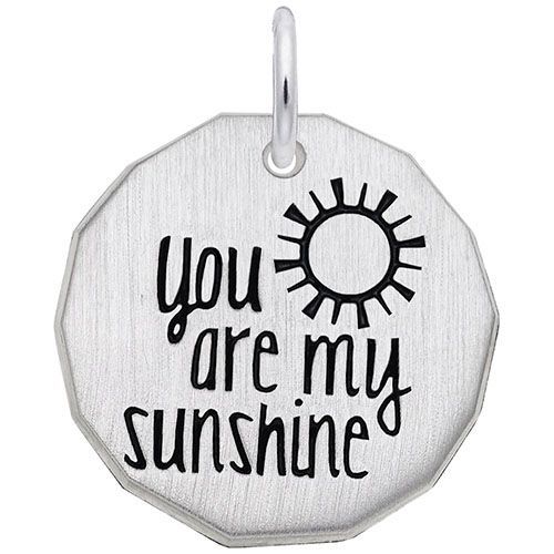 You Are My Sunshine W/9152 Necklace  - Sterling Silver  - 28-1626-52-SS
