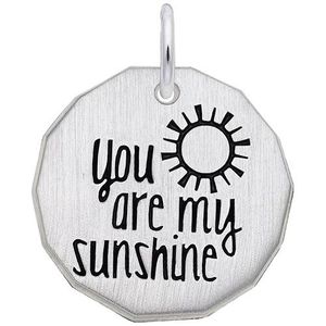 You Are My Sunshine W/9152 Necklace  - Sterling Silver  - 28-1626-52-SS