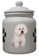 Ceramic Color Cookie Jar - Bichon