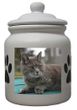 Ceramic Color Cookie Jar - Cat Ceramic Color Cookie Jar - Cat