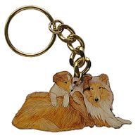 Pipsqueak Key Chain - Collie