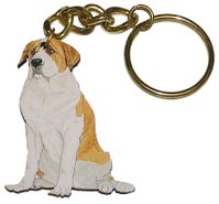 Pipsqueak Key Chain - Saint Bernard