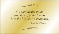 Thoreau Quote Compass