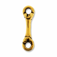 Antique Gold Bone Link