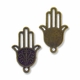 Antiqued Brass 24mm Hamsa Hand Charm (10PK)