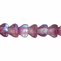 Baby Bell Flowers  4/6mm Luster  Violet AB