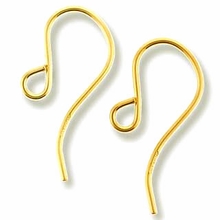 Gold Filled Earwire with Loop (1PR)