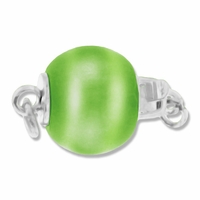 Green Cats Eye Bead Clasp (1PC)