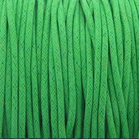 Kelly Green 2mm Waxed Cotton Craft Cord (1YD)