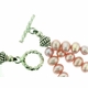 Multi-Strand Peach Pearl Necklace 