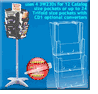 12F230 - Floor Standing, 12 Pocket, Point Of Sale Carousel Literature Stands