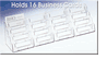 16BC93 - CounterTop, 16 Pocket, Business Card Holder
