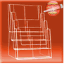 4C230 - CounterTop, Tiered, 4 Pocket, Full Page, Literature Holders