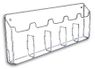 BH15W - Fabricated, WalMount, 5 Pocket, Trifold, Brochure Holders