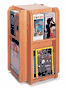 LM-8-TT Countertop, 8 Magazine/16 Brochure, Full View, Rotating Display