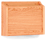 PCH-15-1 Oak, Privacy, Single Pocket, File /  Chart  Holders