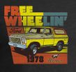 '78 Free Wheelin Ford Bronco Vintage Tee - Black/Smoke