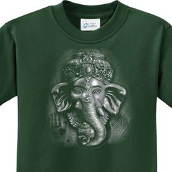 3D Ganesha Darks Kids Yoga Shirts
