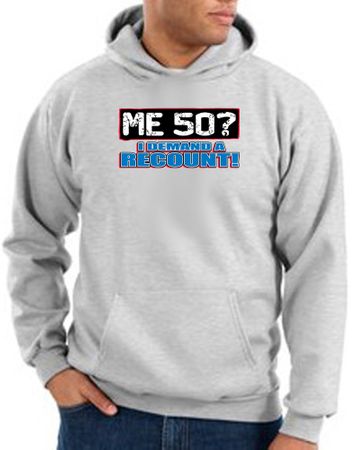 50th Birthday Hooded Hoodie - Funny Me 50 Years Ash Hoody Sweatshirt