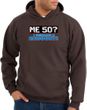 50th Birthday Hooded Hoodie Funny Me 50 Years Brown Hoody Sweatshirt