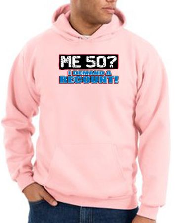 50th Birthday Hooded Hoodie Funny Me 50 Years Pink Hoody Sweatshirt