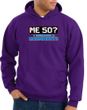 50th Birthday Hooded Hoodie Funny Me 50 Years Purple Hoody Sweatshirt