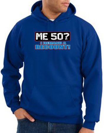 50th Birthday Hooded Hoodie Funny Me 50 Years Royal Hoody Sweatshirt