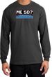 50th Birthday Long Sleeve Shirt Funny Me 50 Years Charcoal Shirt