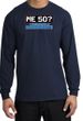 50th Birthday Long Sleeve Shirt - Funny Me 50 Years Navy Longsleeve