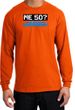50th Birthday Long Sleeve Shirt Funny Me 50 Years Orange Longsleeve