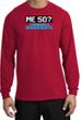 50th Birthday Long Sleeve Shirt - Funny Me 50 Years Red Longsleeve