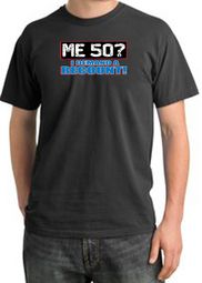 50th Birthday Pigment Dyed T-Shirt - Me 50 Years Dark Smoke Shirt