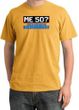 50th Birthday Pigment Dyed T-Shirt - Me 50 Years Mustard Shirt