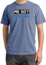 50th Birthday Pigment Dyed T-Shirt - Me 50 Years Night Blue Shirt