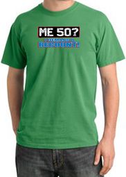 50th Birthday Pigment Dyed T-Shirt - Me 50 Years Piper Green Shirt