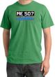 50th Birthday Pigment Dyed T-Shirt - Me 50 Years Piper Green Shirt